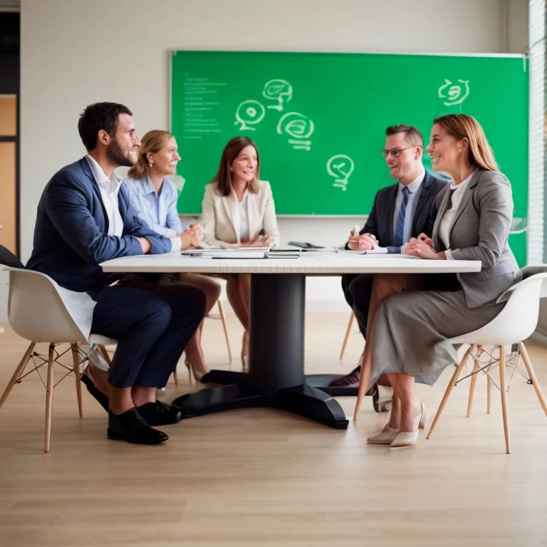 Business leader engaged in inner leadership coaching session